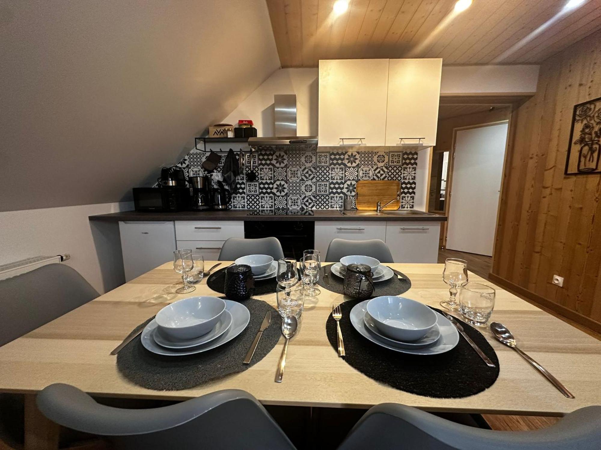 Les Chalets Bambi & Jacuzzi Privatif La Bresse Buitenkant foto